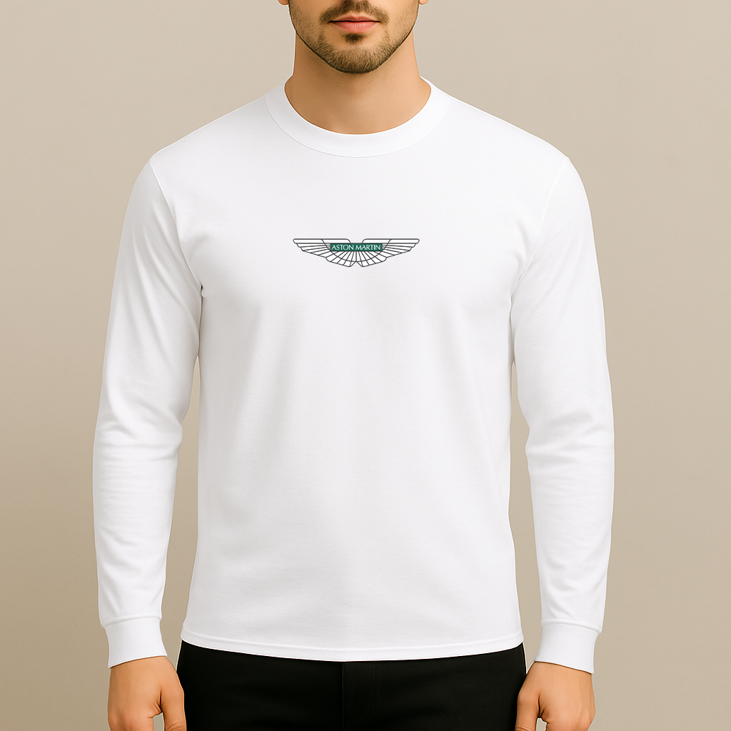 Men's Aston Martin Motorsports Car Long Sleeve T-Shirt